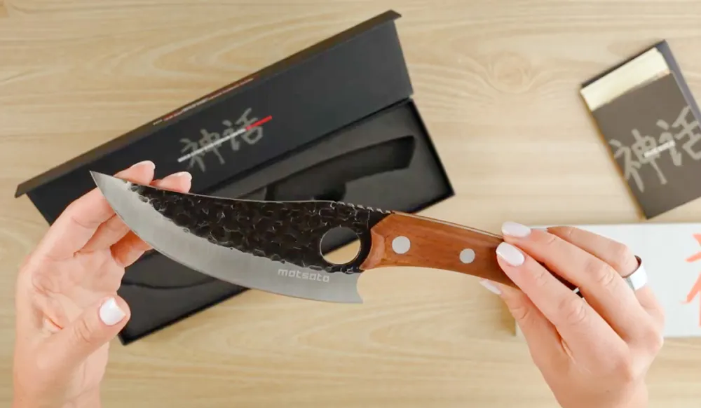 Knife in action